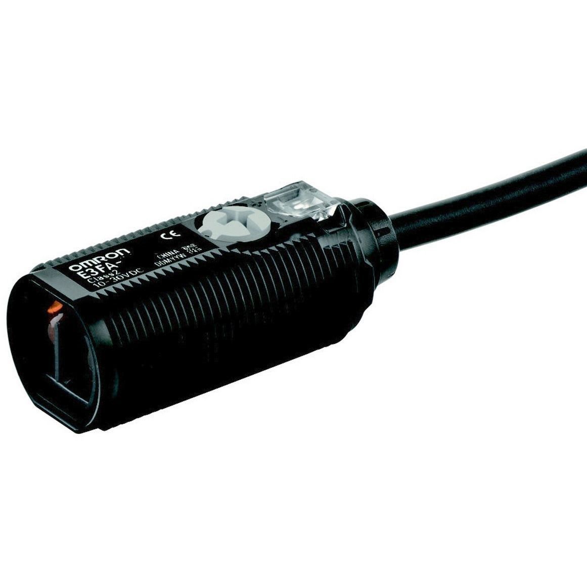 OMRON - Photoelectric sensor, M18 threaded barre - E3FA-VP11 2M