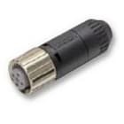 OMRON - Field assembly connector, M12 straight s - XS2C-D4S1