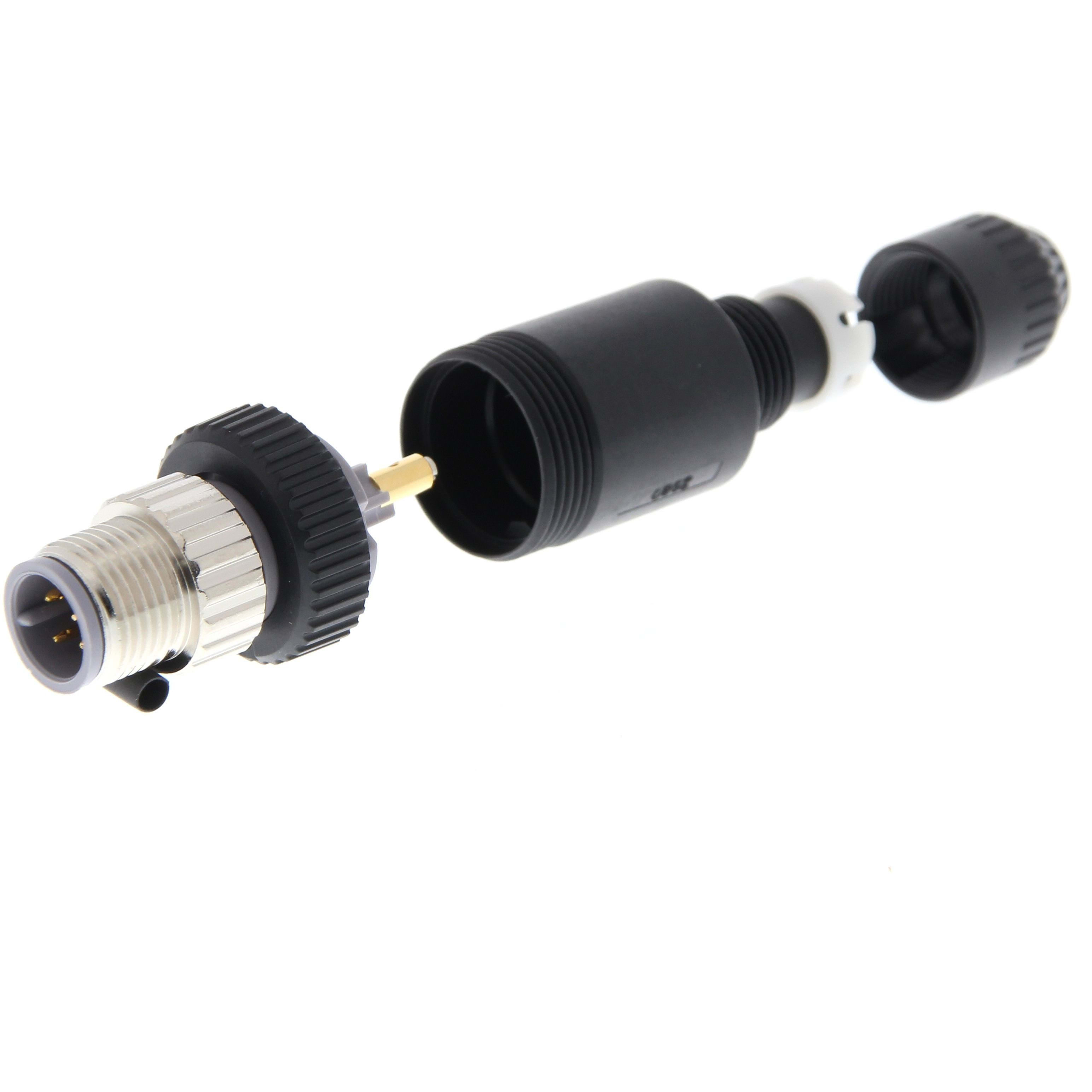 OMRON - Field assembly connector, M12 straight p - XS2G-D5S1