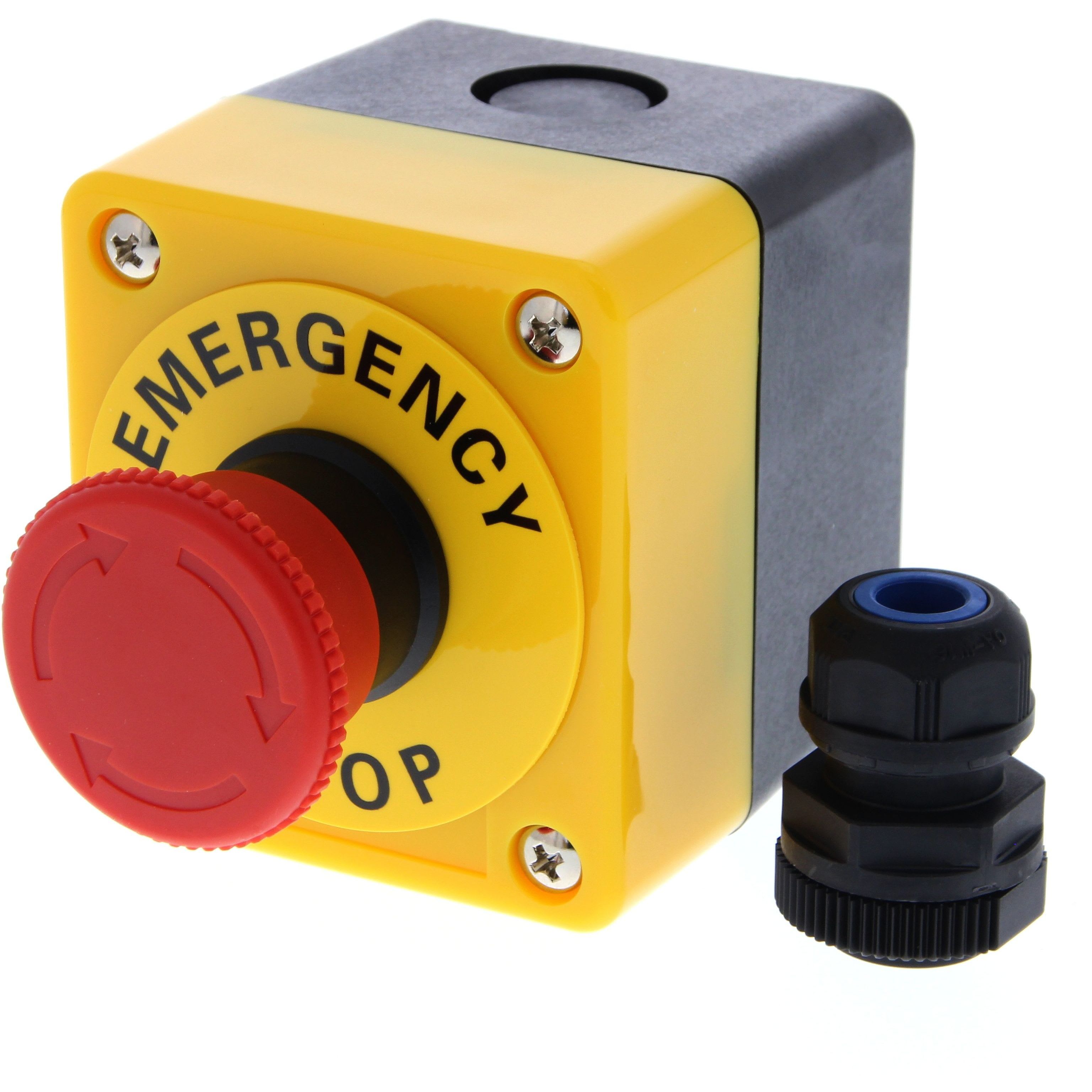 OMRON - Emergency stop switch, 24 VAC/DC , 40 mm - A22E-M-11B