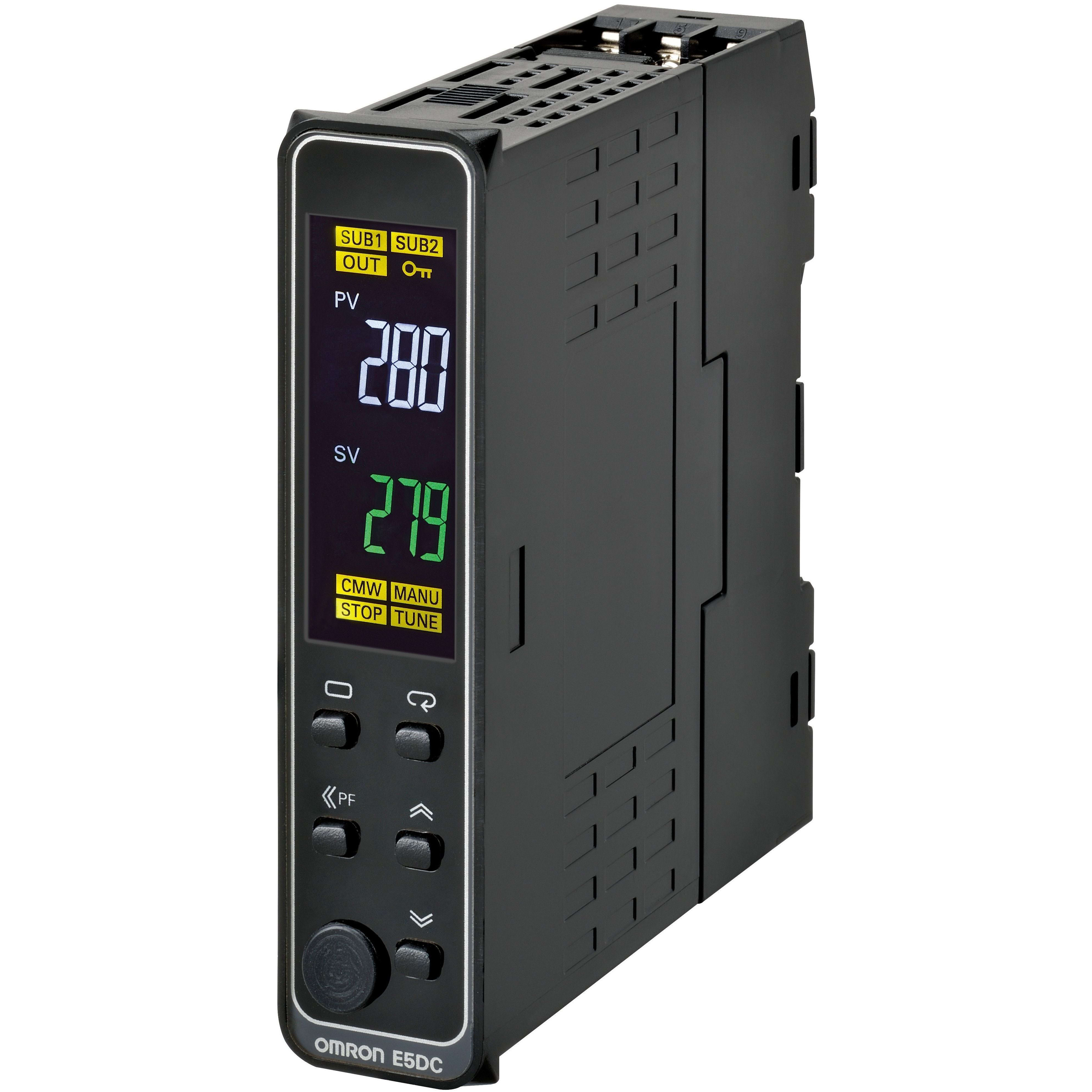 OMRON - Temp. controller, PRO, DIN Rail 22,5mm, - E5DC-QX2ASM-000