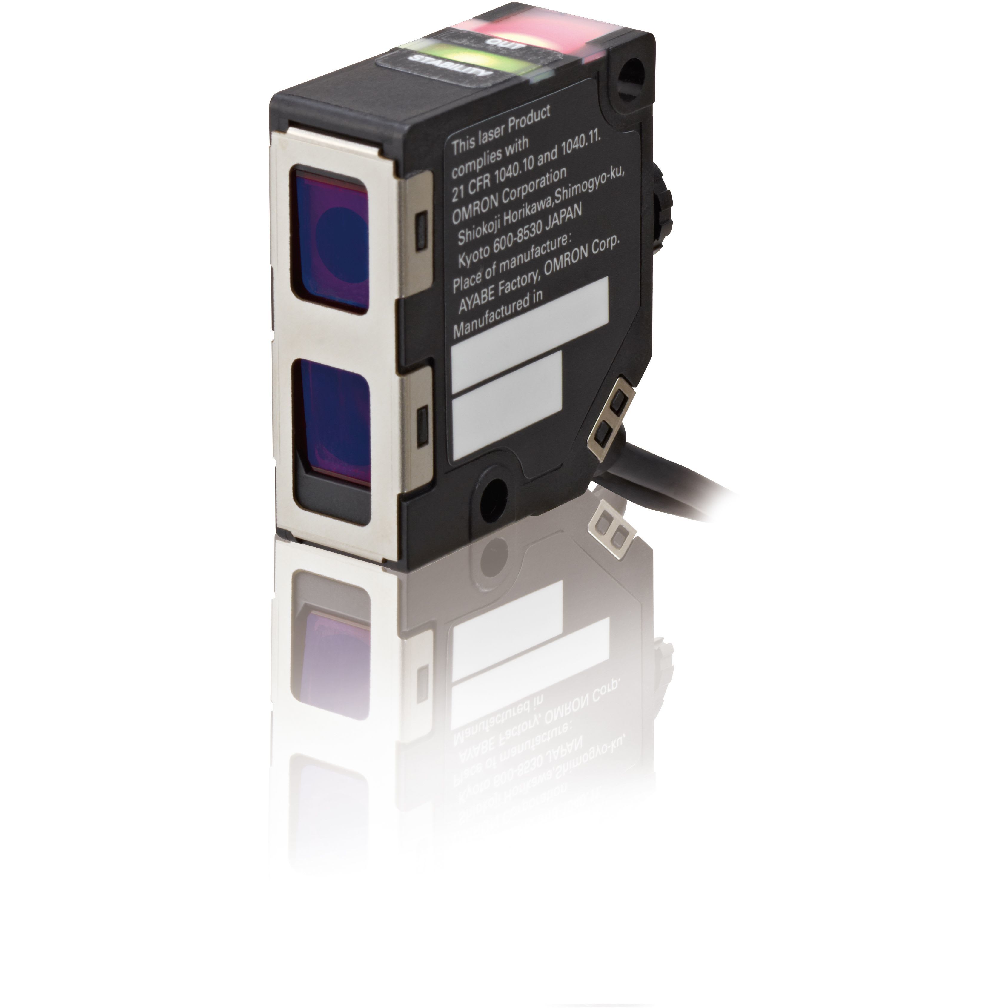 OMRON - Laser sensor head, 1200 mm, 0.8 mm spot - E3NC-LH02 2M