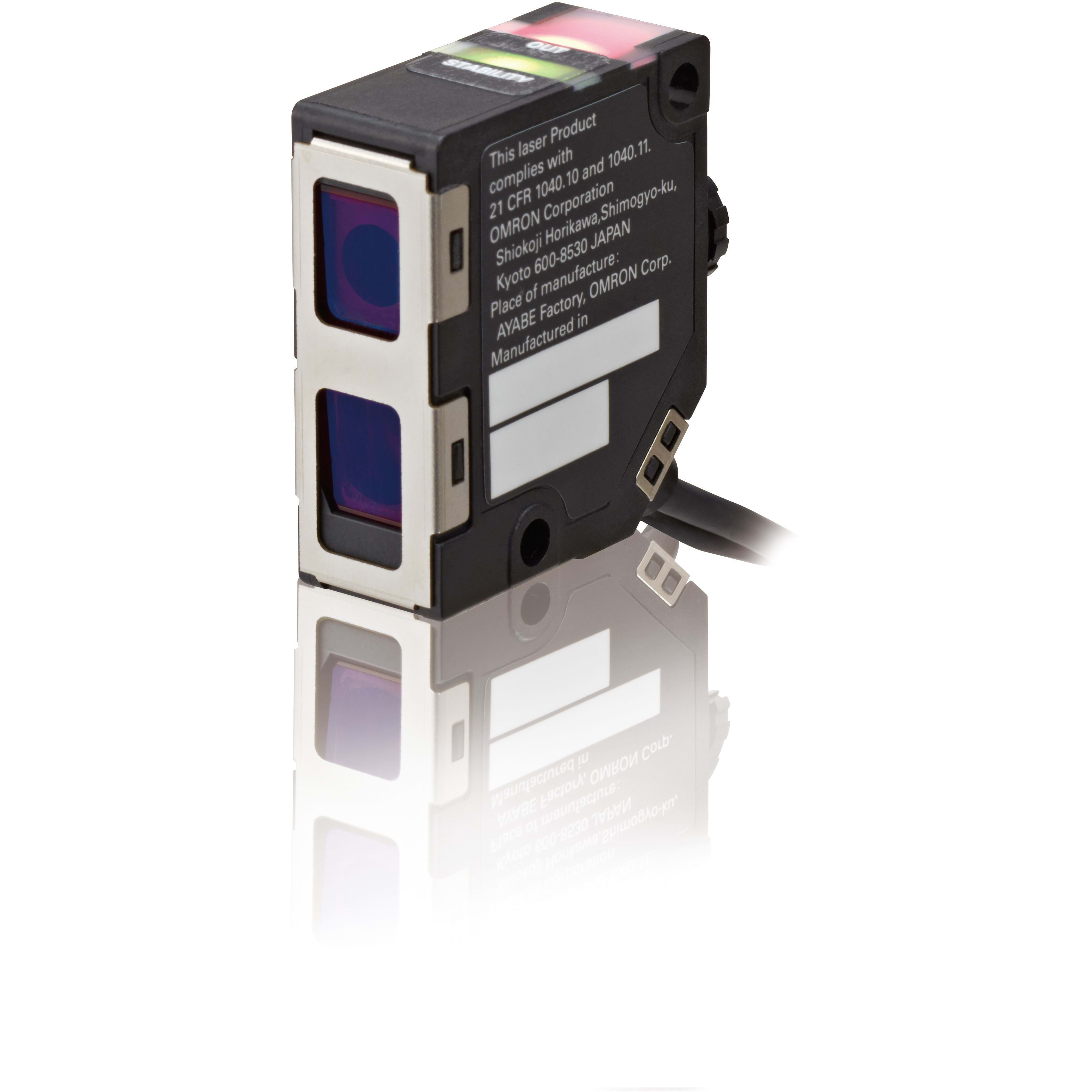 OMRON - Laser sensor head, 1200 mm, 0.8 mm spot - E3NC-LH02 2M