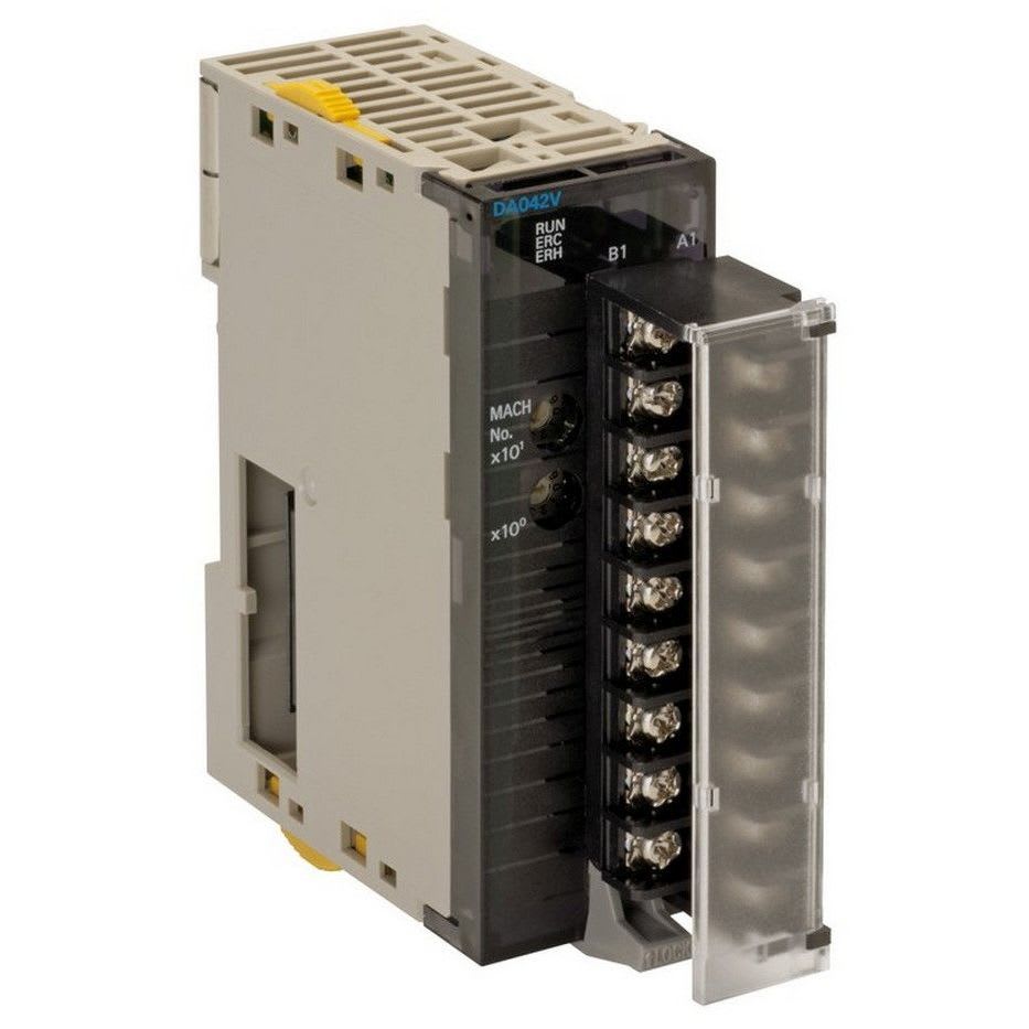 OMRON - Analog output unit, 4 x outputs 1 to 5 V - CJ1W-DA041