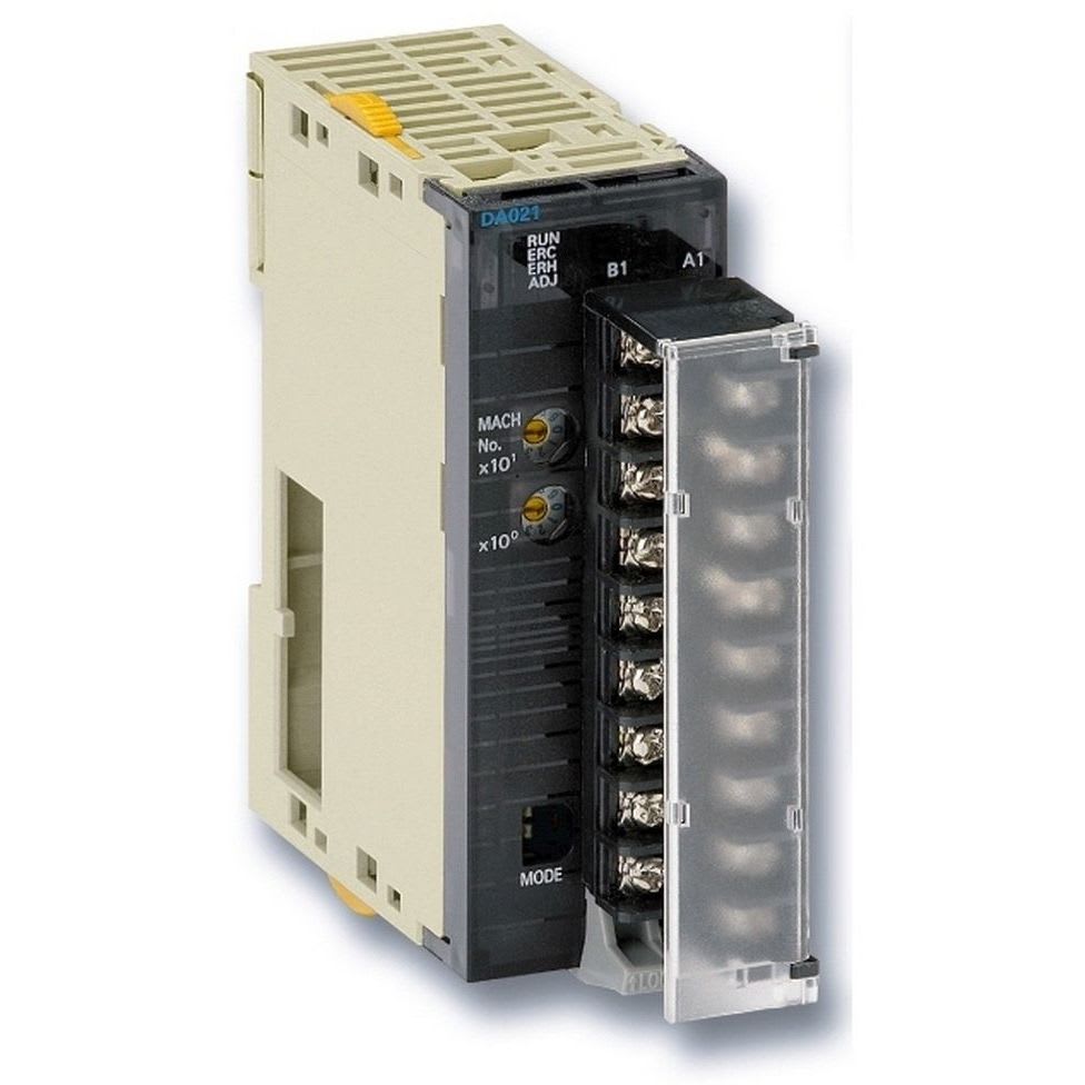 OMRON - Analog output unit, 2 x outputs 1 to 5 V - CJ1W-DA021