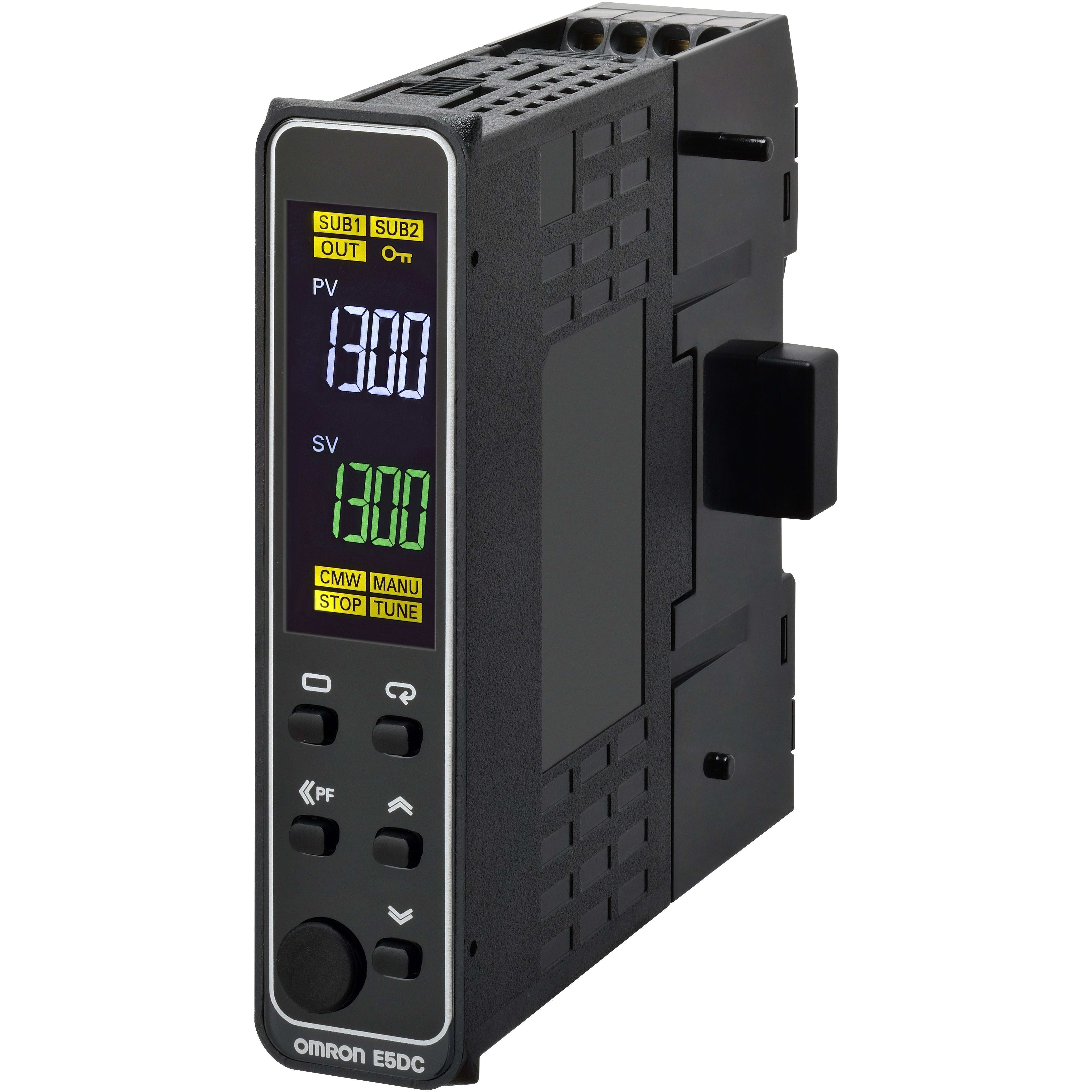 OMRON - Temp. controller, PRO, DIN Rail 22.5 mm, - E5DC-QX0DBM-015