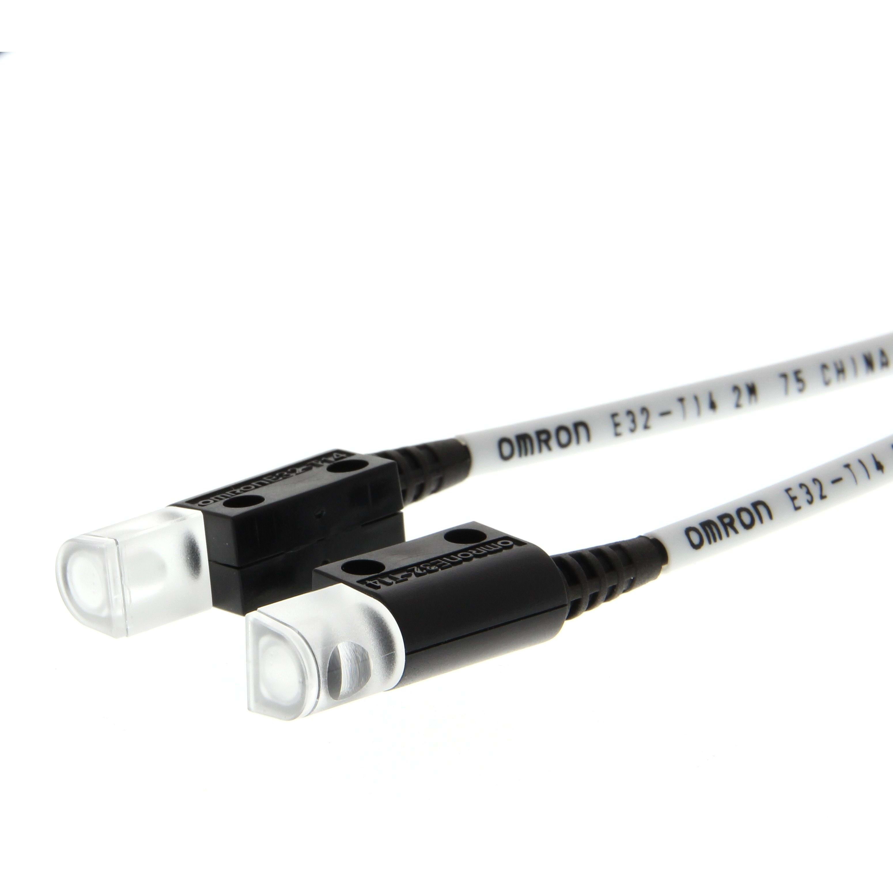OMRON - Fiber optic sensor, through-beam, side v - E32-T14 2M