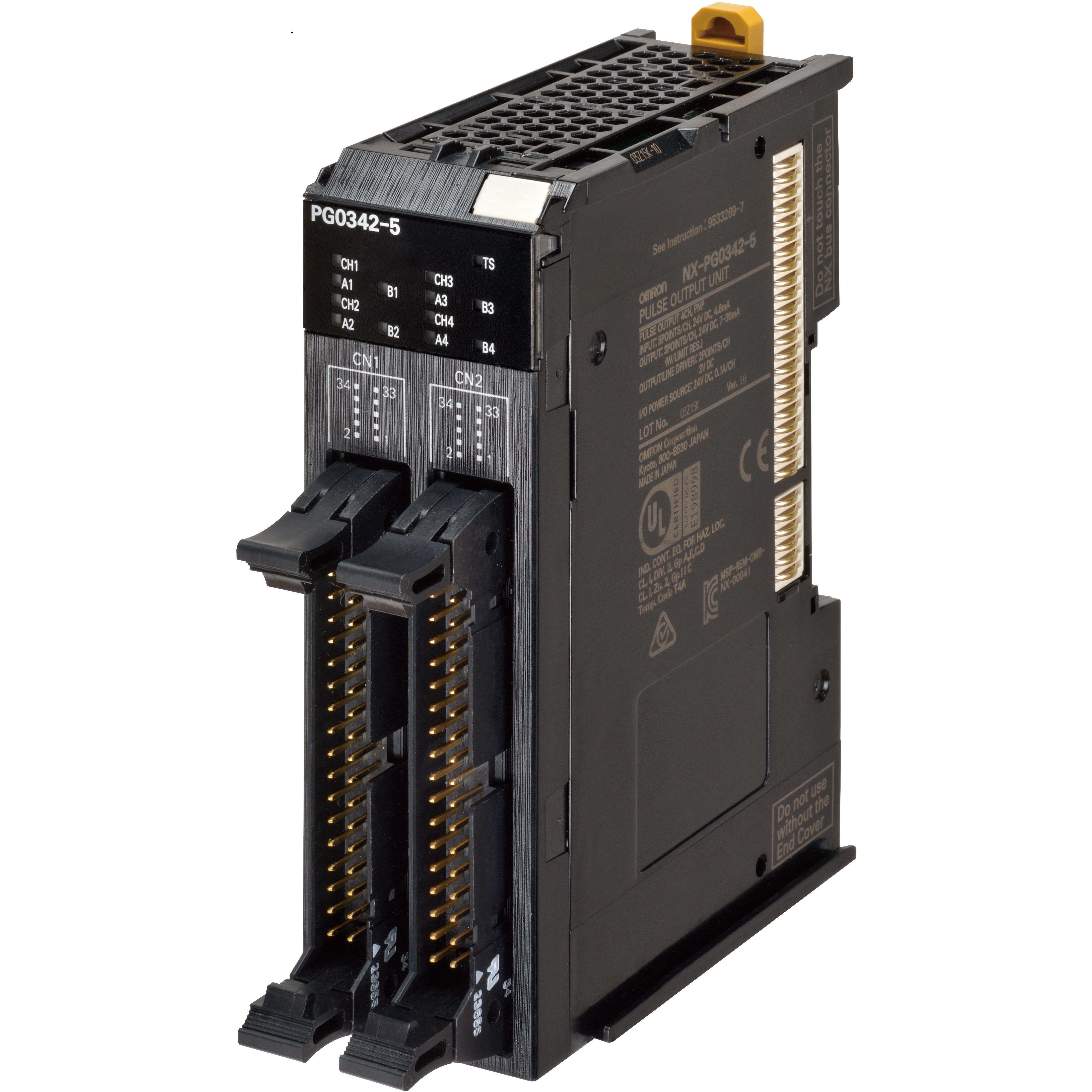 OMRON - 4 x Line Driver Pulse Output, PNP, 4 Mpp - NX-PG0342-5