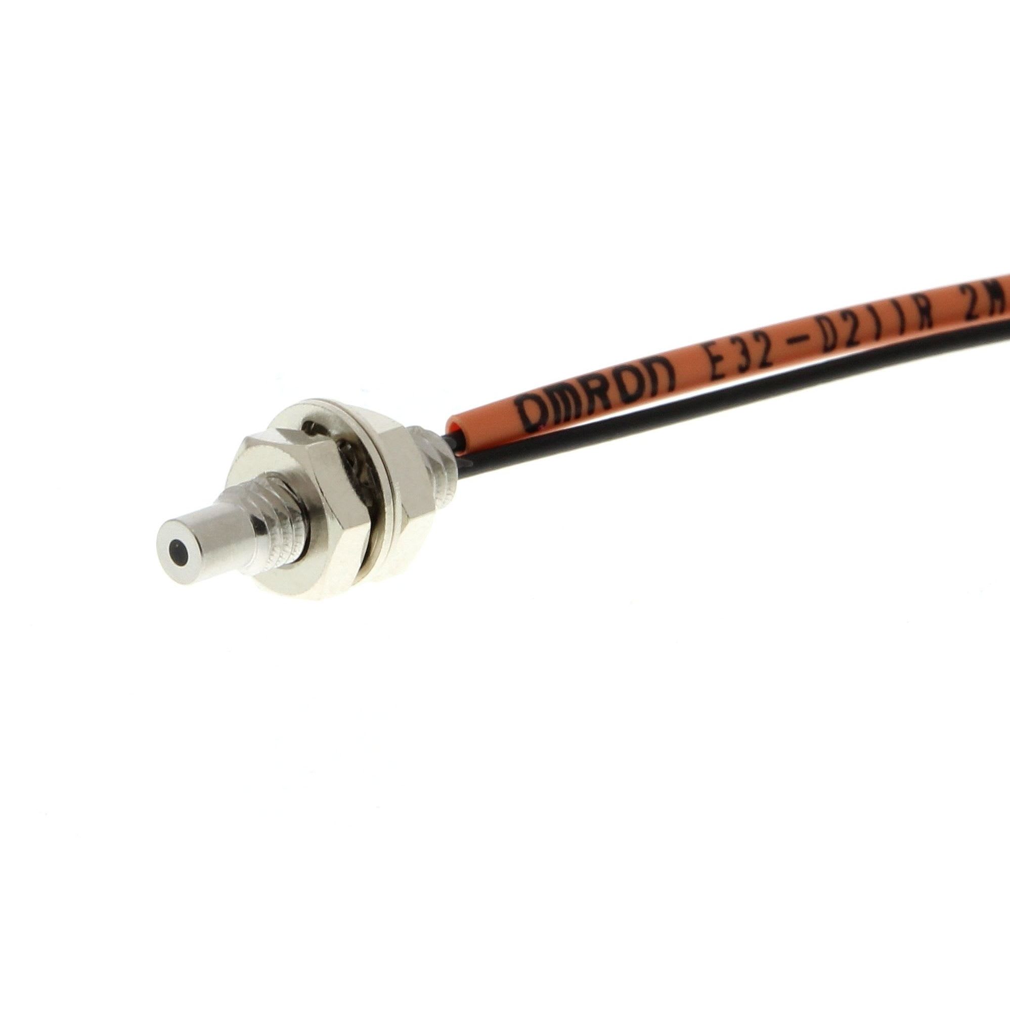 OMRON - Fiber optic sensor, diffuse, M4 head, hi - E32-D211R 2M