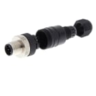 OMRON - Field assembly connector, M12 straight p - Y92E-MM12PVC4Sconf-L