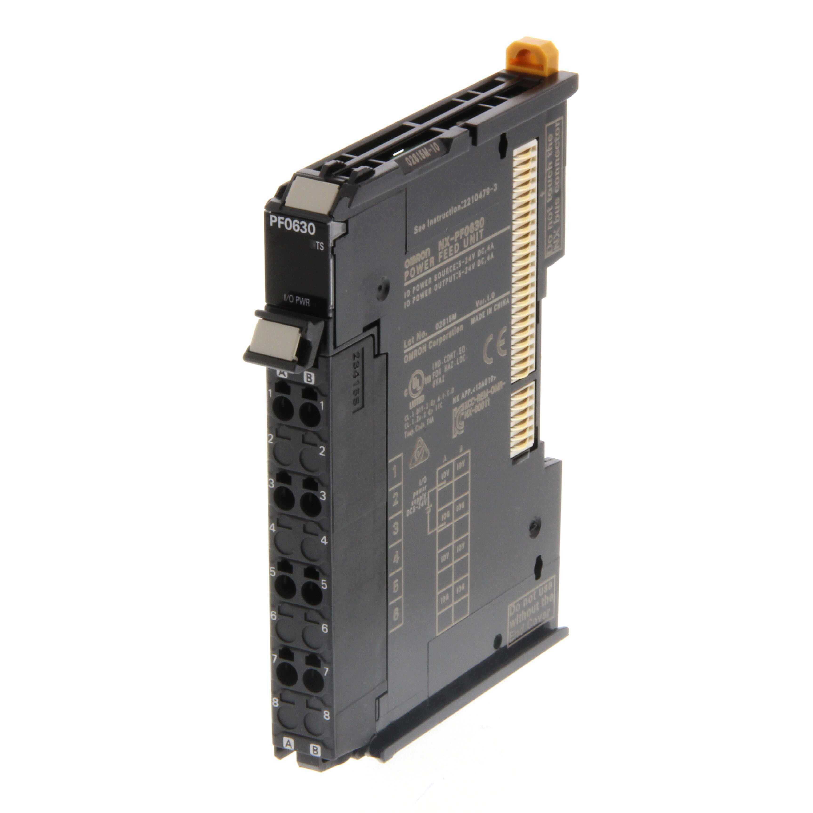 OMRON - NX I/O power feed unit, 5-24 V DC input, - NX-PF0630
