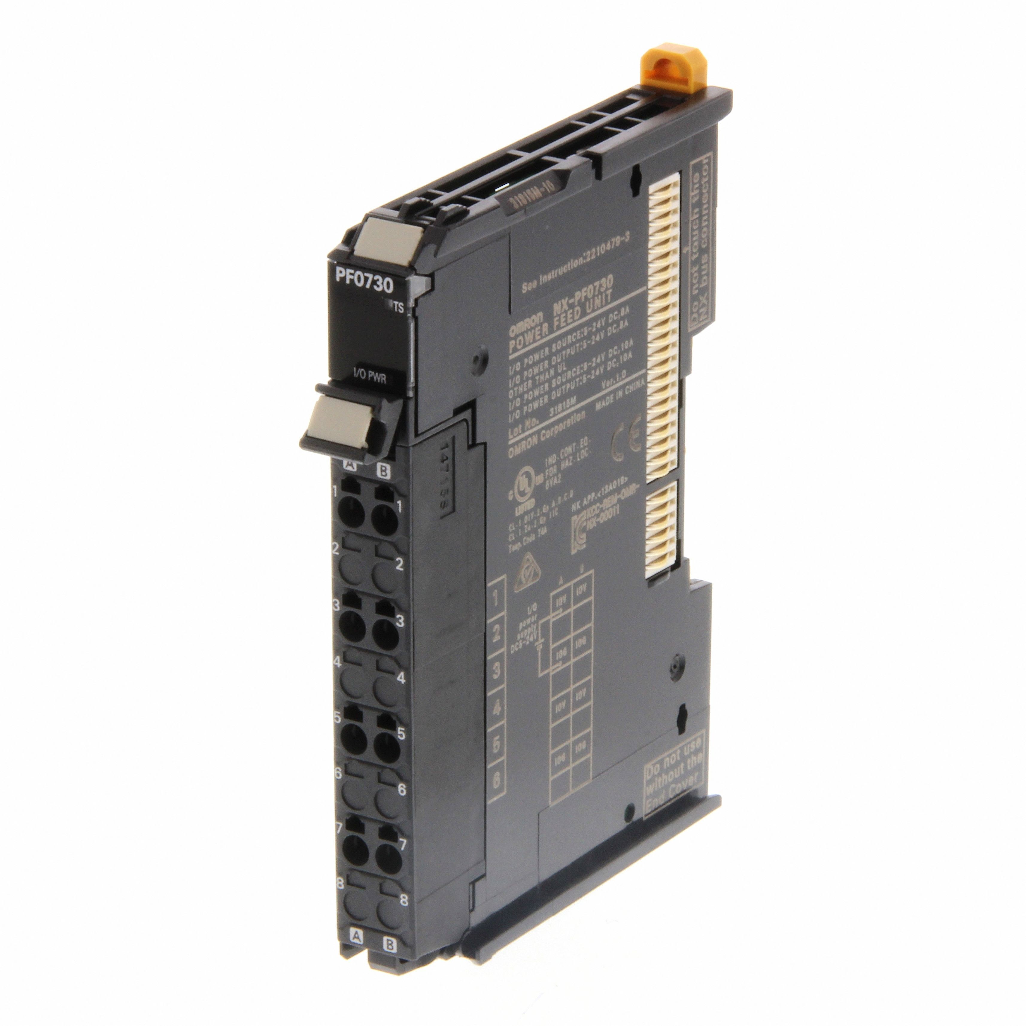 OMRON - NX I/O power feed unit, 5-24 V DC input, - NX-PF0730