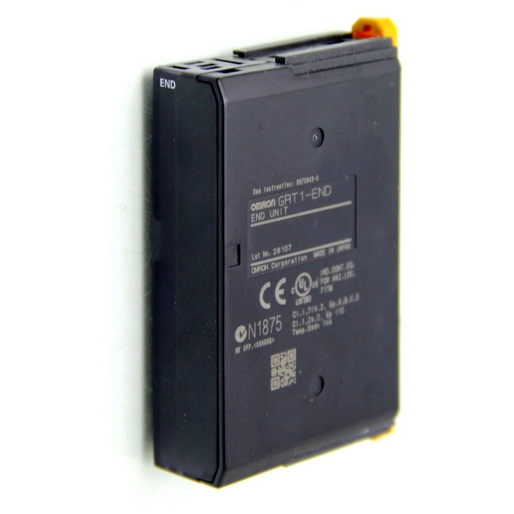 OMRON - SmartSlice end plate with PROFINET memor - GRT1-END-M