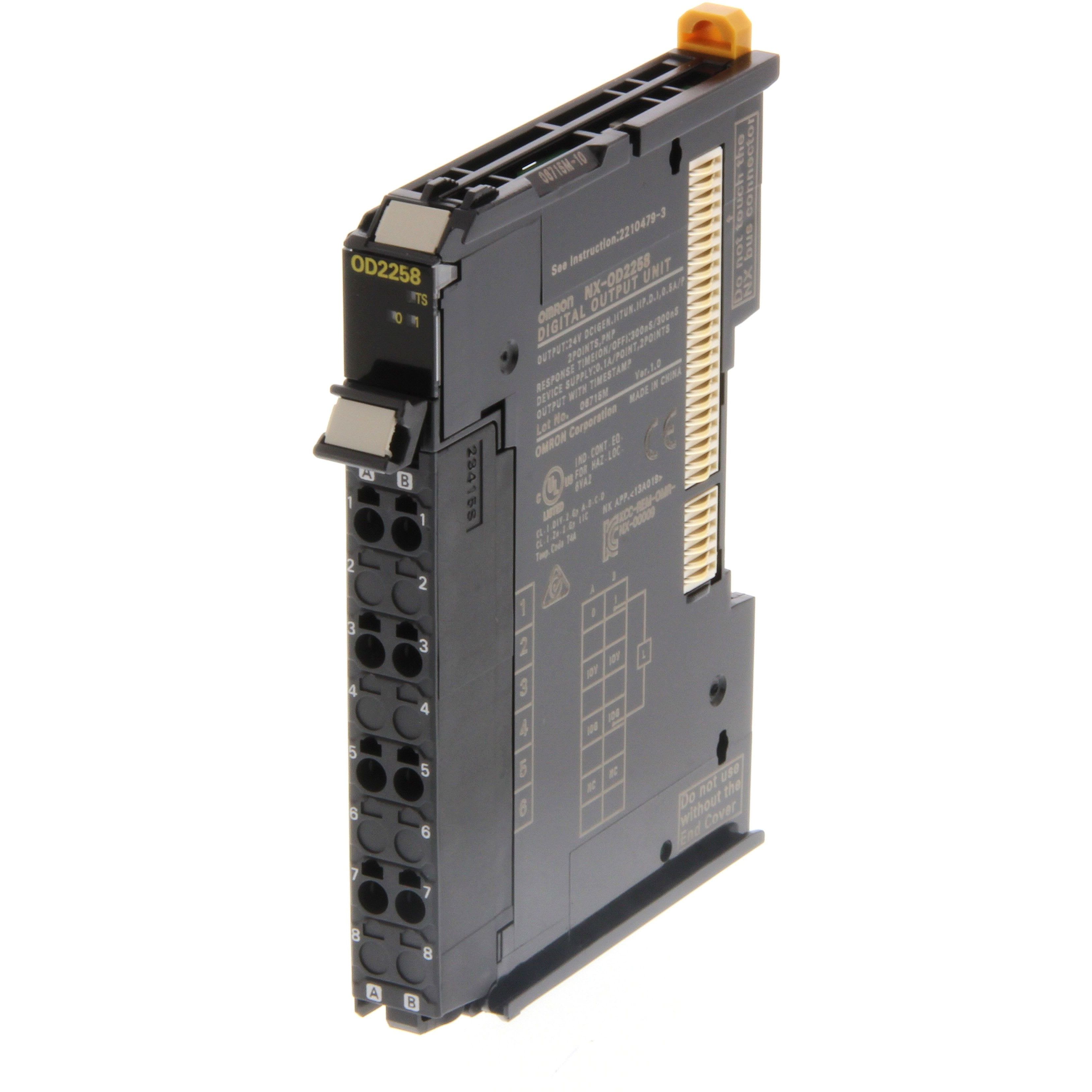 OMRON - 2 Digital Outputs, High speed Timestamp, - NX-OD2258