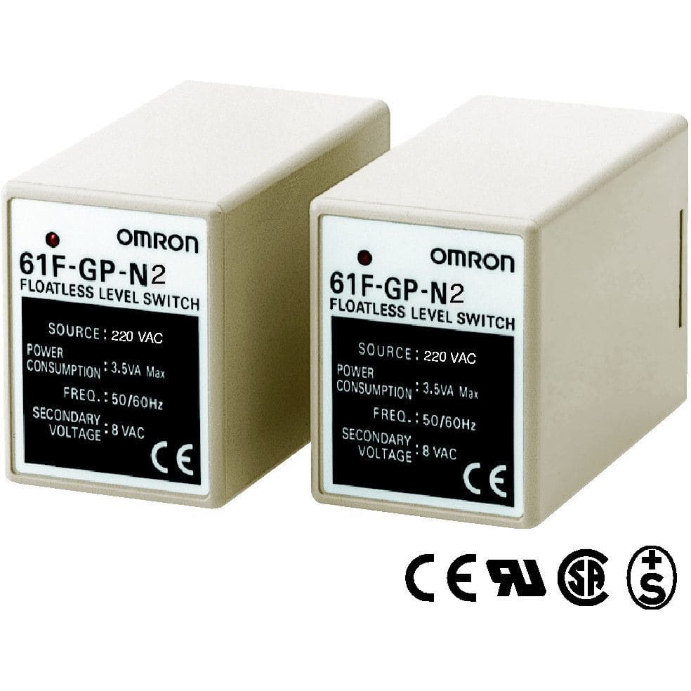 OMRON - Level sensor, conductive, miniature, plu - 61F-GP-N2 24VAC