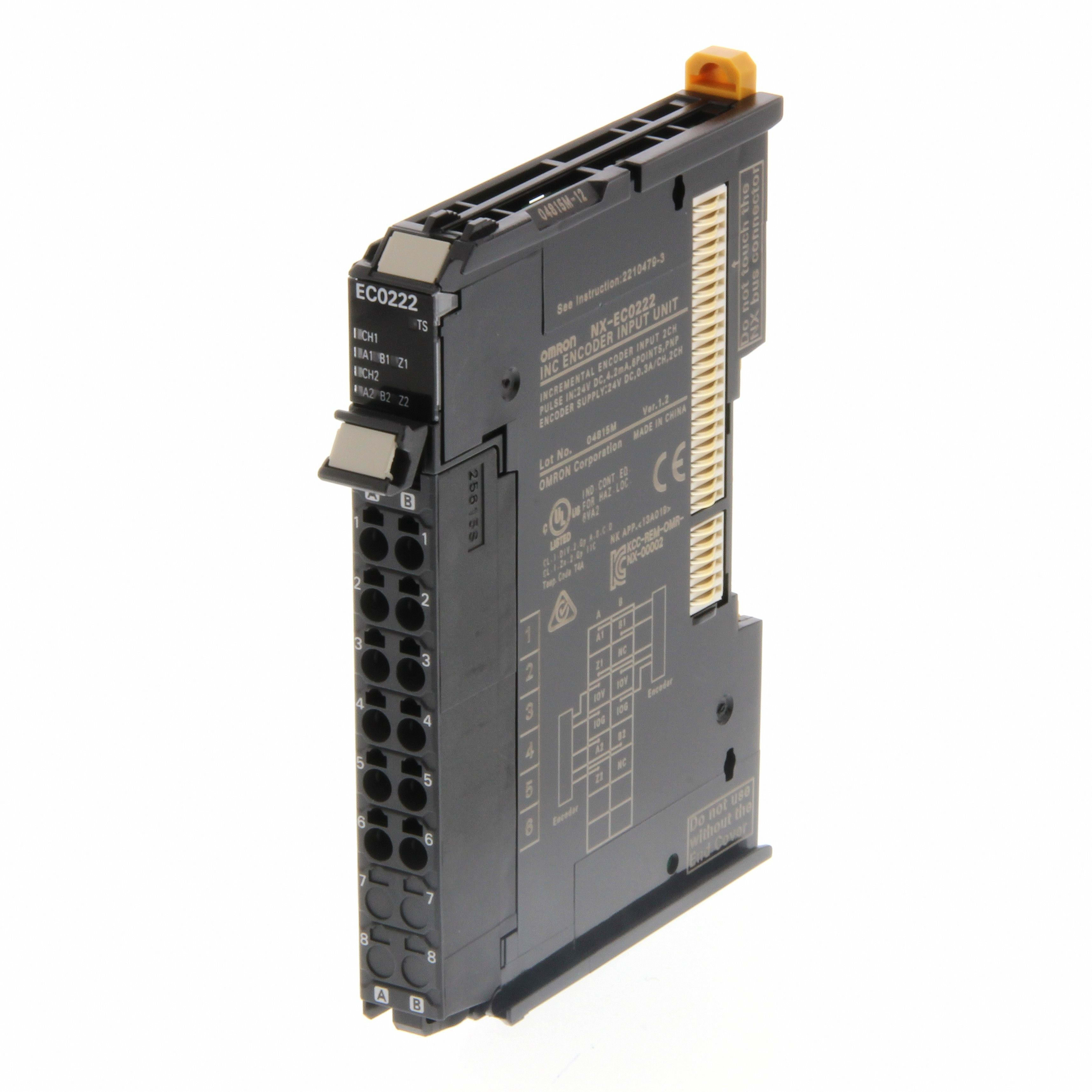 OMRON - 2 x Incremental Encoder PNP Inputs, Phas - NX-EC0222