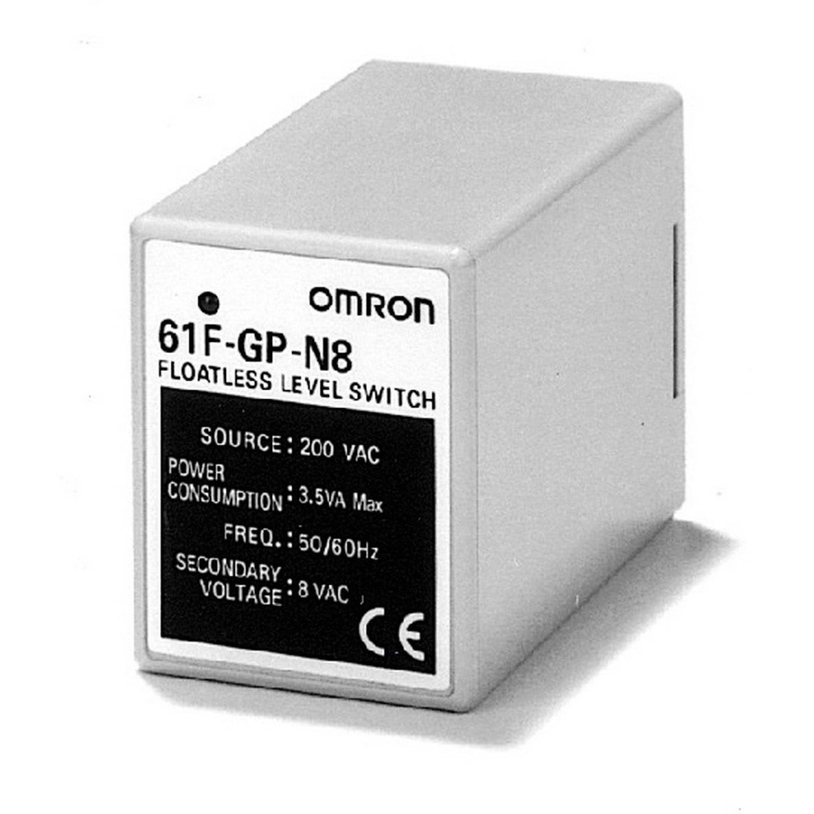 OMRON - Level sensor, conductive, compact, plug- - 61F-GP-N8 24VAC