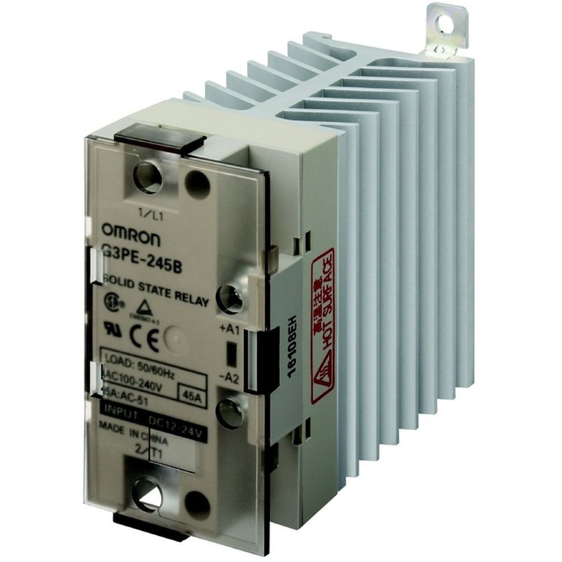OMRON - Solid state relay, 1-pole, DIN-track mou - G3PE-245B 12-24VDC