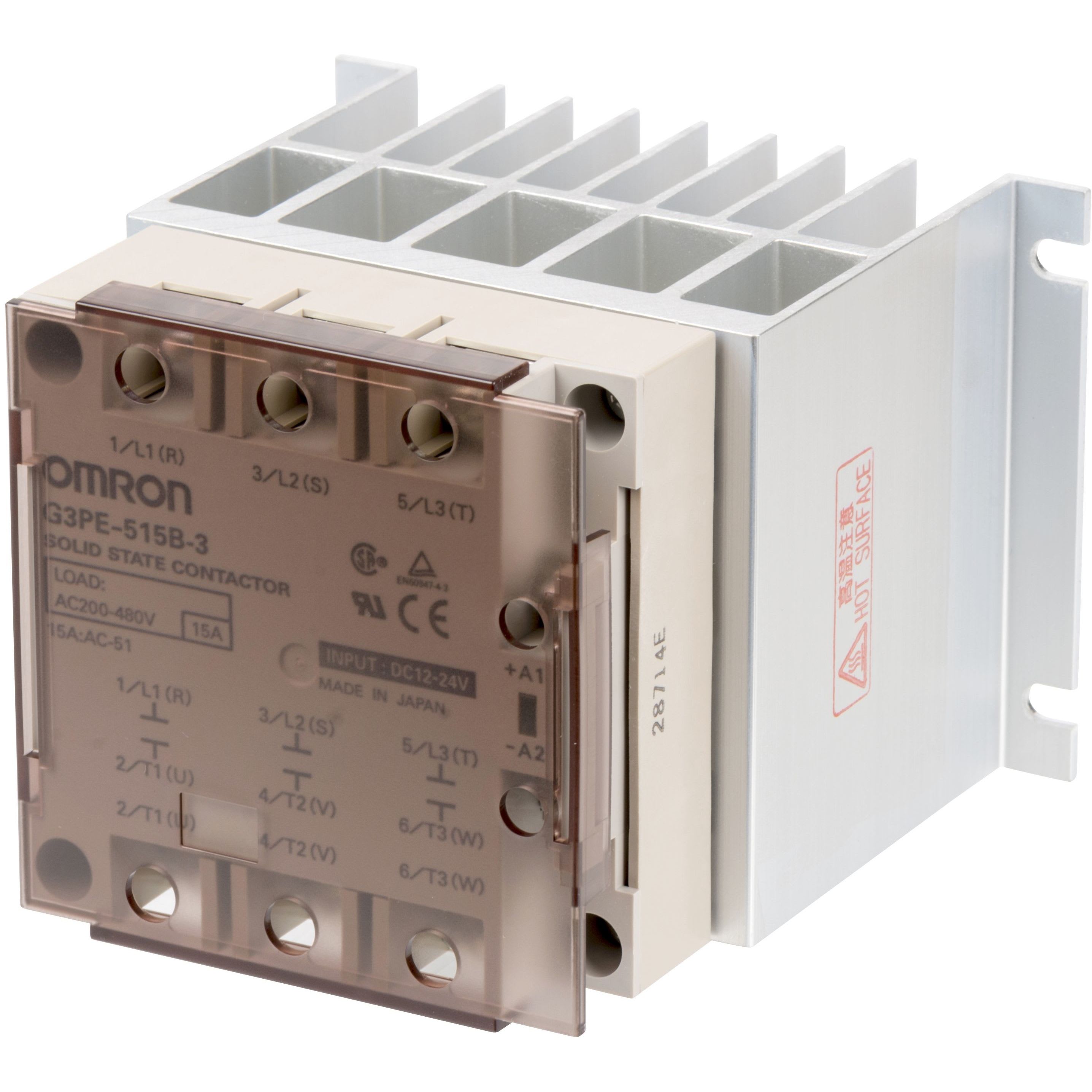 OMRON - Solid-State relay, 2-pole, screw mountin - G3PE-215B-2 12-24VDC
