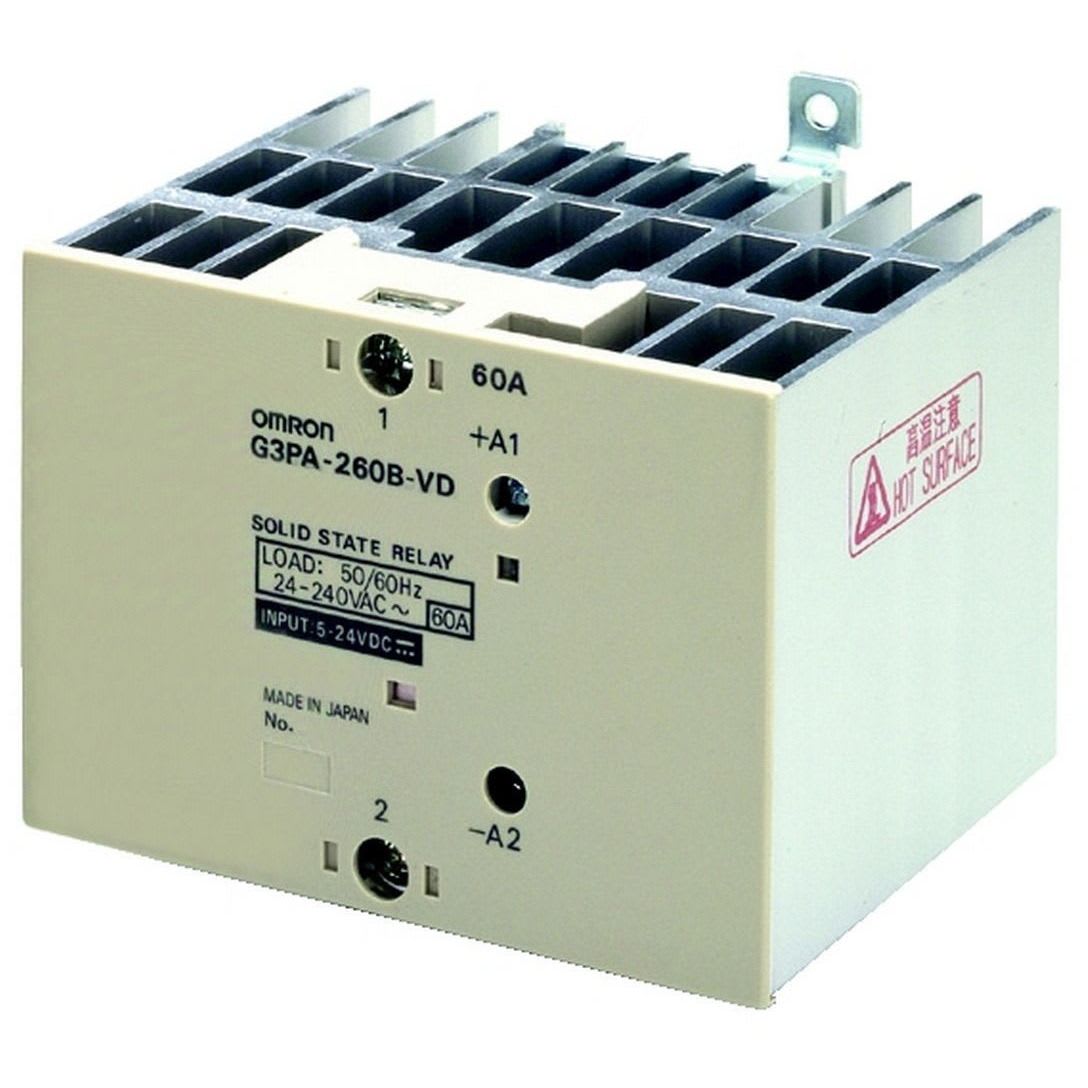 OMRON - Solid state relay, DIN rail/surface moun - G3PA-260B-VD 5-24VDC