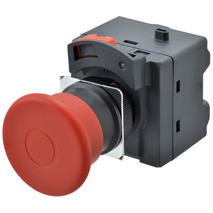 OMRON - Emergency stop switch, Push-In, non-illu - A22NE-M-PD02-N