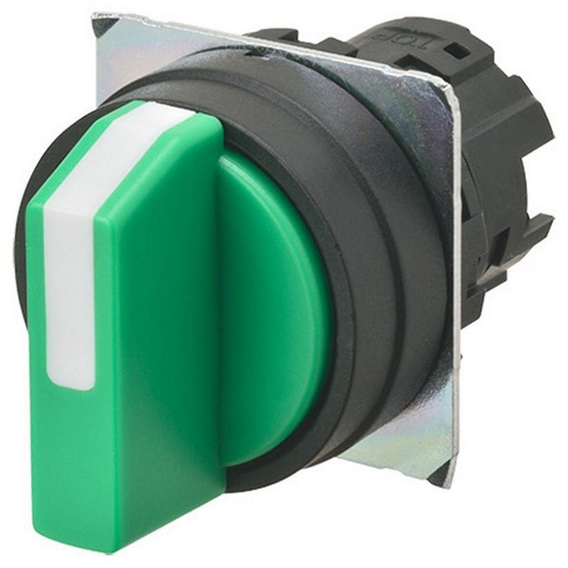OMRON - Selector A22NZ 22 dia., 3 position, NON- - A22NZ-3BM-NGA