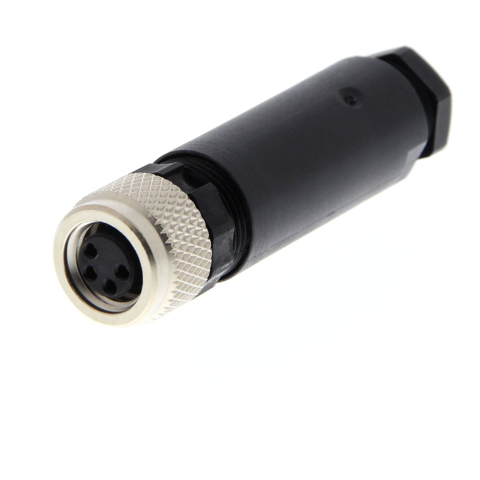 OMRON - Field assembly connector, M8 straight so - Y92E-M08PVC4Sconf-L