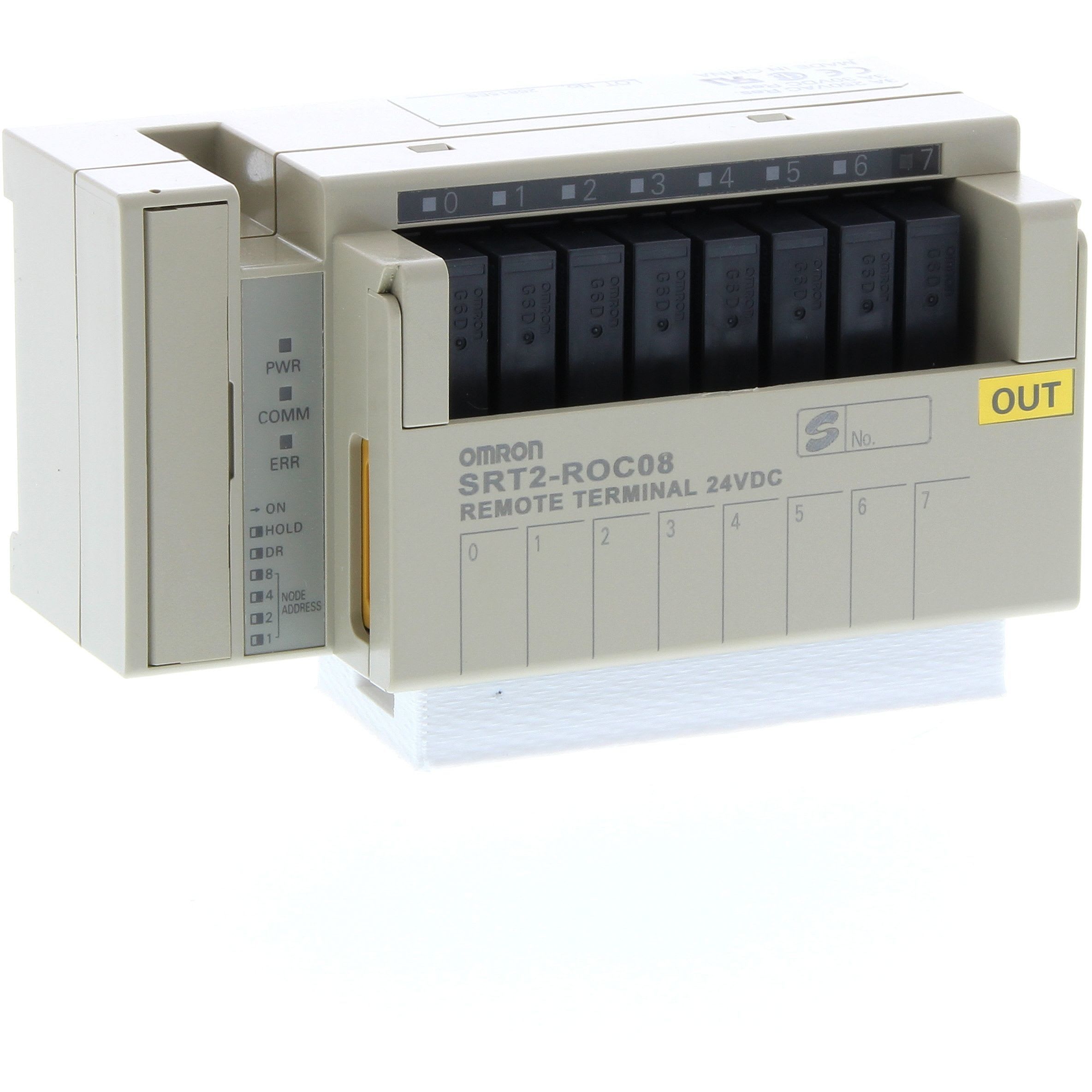 OMRON - CompoBus/S digital output terminal, 8x r - SRT2-ROC08