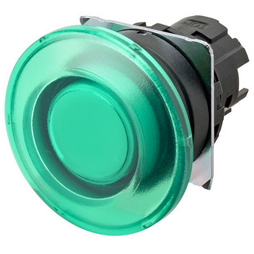 OMRON - Pushbutton A22NZ Ø22, bezel plastic, MUS - A22NZ-BMM-TGA