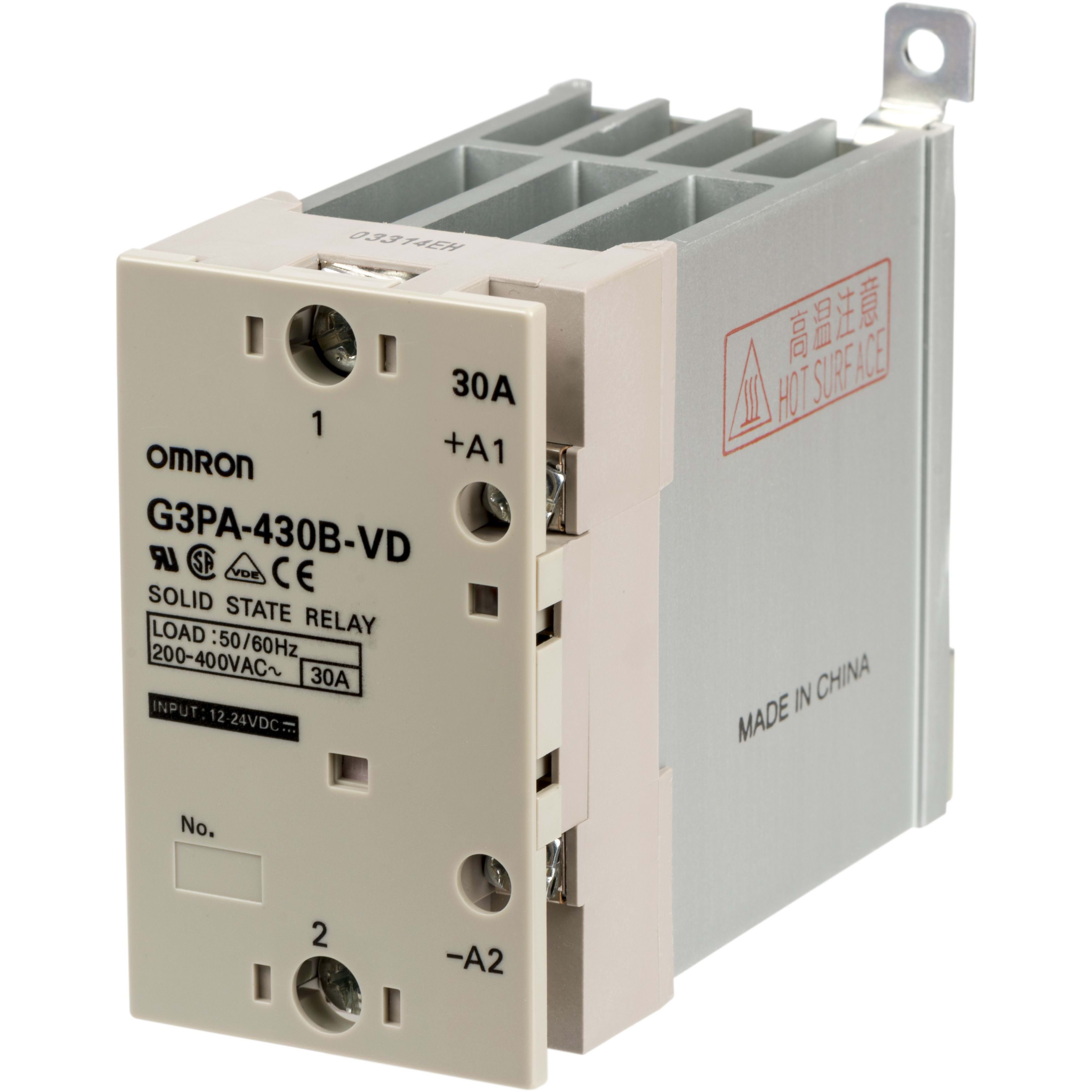 OMRON - Solid state relay, DIN rail/surface moun - G3PA-430B-VD 12-24VDC