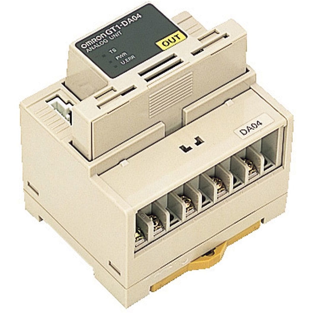 OMRON - Multiple I/O analog output terminal, 4 x - GT1-DA04