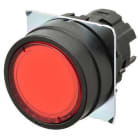 OMRON - Pushbutton A22NZ Ø22, bezel plastic, FLA - A22NZ-BNM-TRA