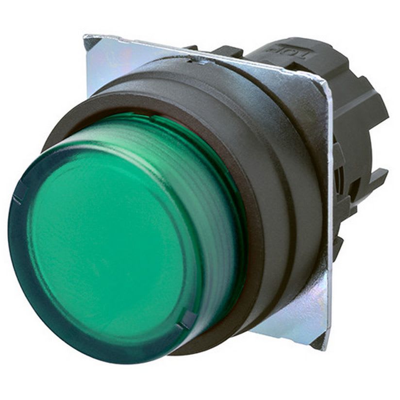 OMRON - Pushbutton A22NZ 22 dia., bezel plastic, - A22NZ-BPM-TGA