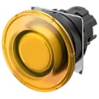 OMRON - Pushbutton A22NZ Ø22, bezel plastic, MUS - A22NZ-BMM-TYA