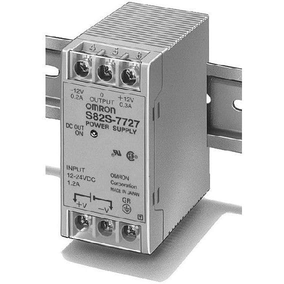 OMRON - Power supply, 7.5W, 12-24 VDC input, ±12 - S82S-7727