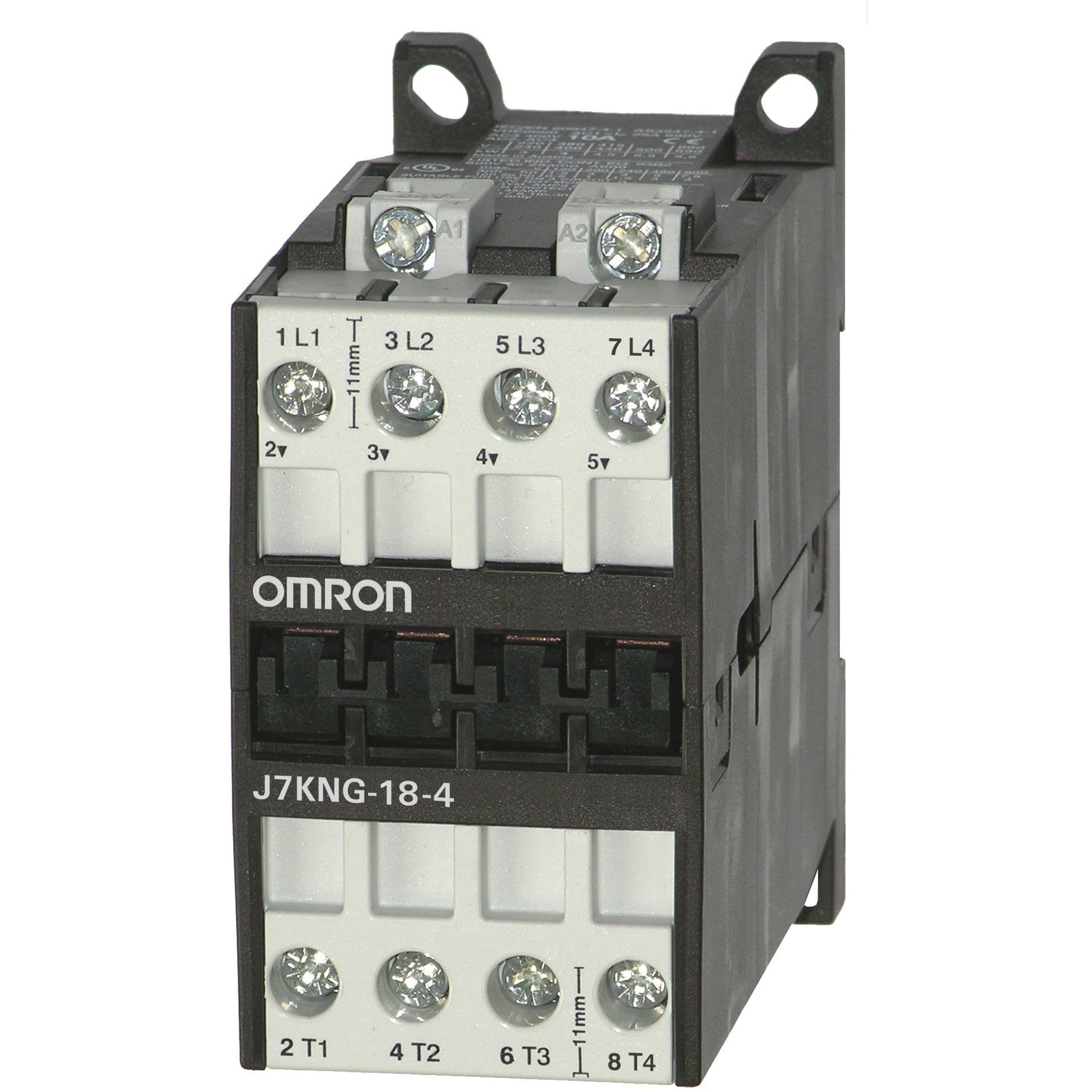 OMRON - DC solenoid motor contactor, 4-pole, 18A - J7KNG-18-4 24D