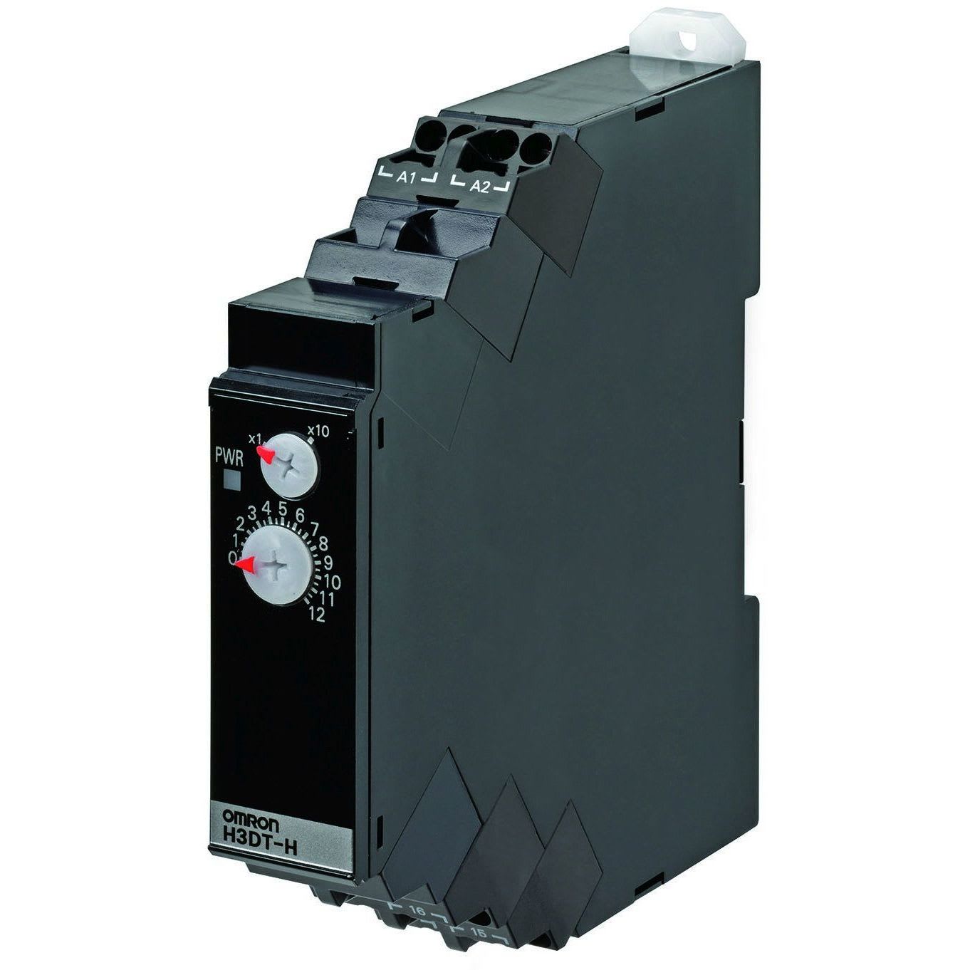 OMRON - Timer, DIN rail mounting, 17.5mm, Off-de - H3DT-HBS 24-48VAC/DC