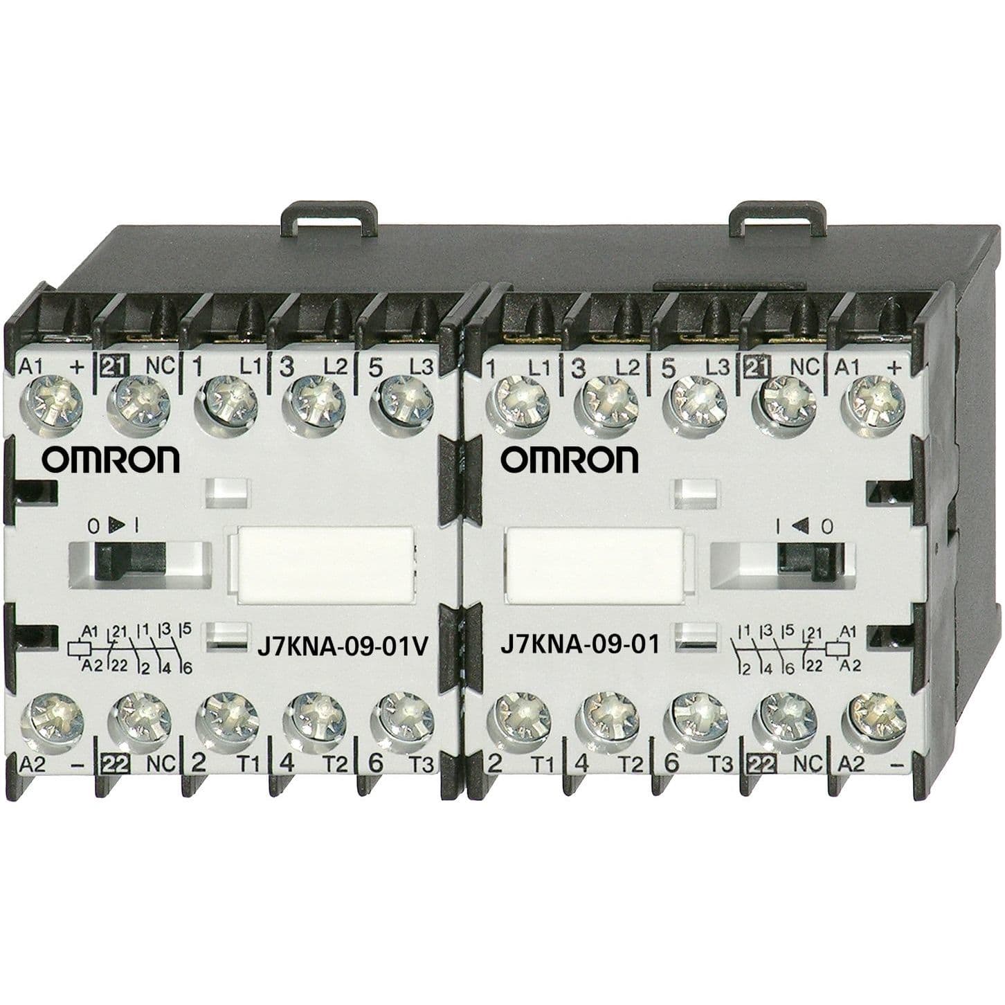 OMRON - Reversing interlocked pair, 9 A/4 kW + 1 - J7KNA-09-01R 24VS