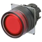 OMRON - Pushbutton A22NZ 22 dia., bezel plastic, - A22NZ-BGM-TRA