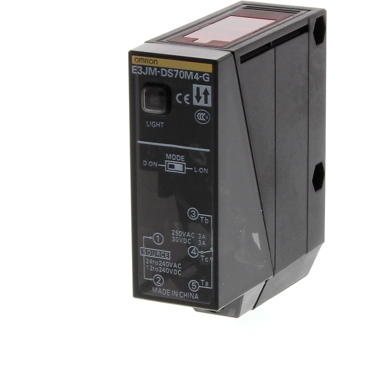 OMRON - Photoelectric sensor,diffuse, 300 mm,AC/ - E3JM-DS70R4-G