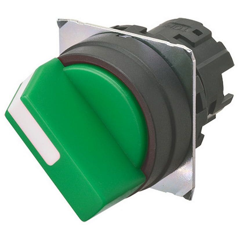 OMRON - Selector A22NZ 22 dia., 2 position, NON- - A22NZ-2BM-NGA