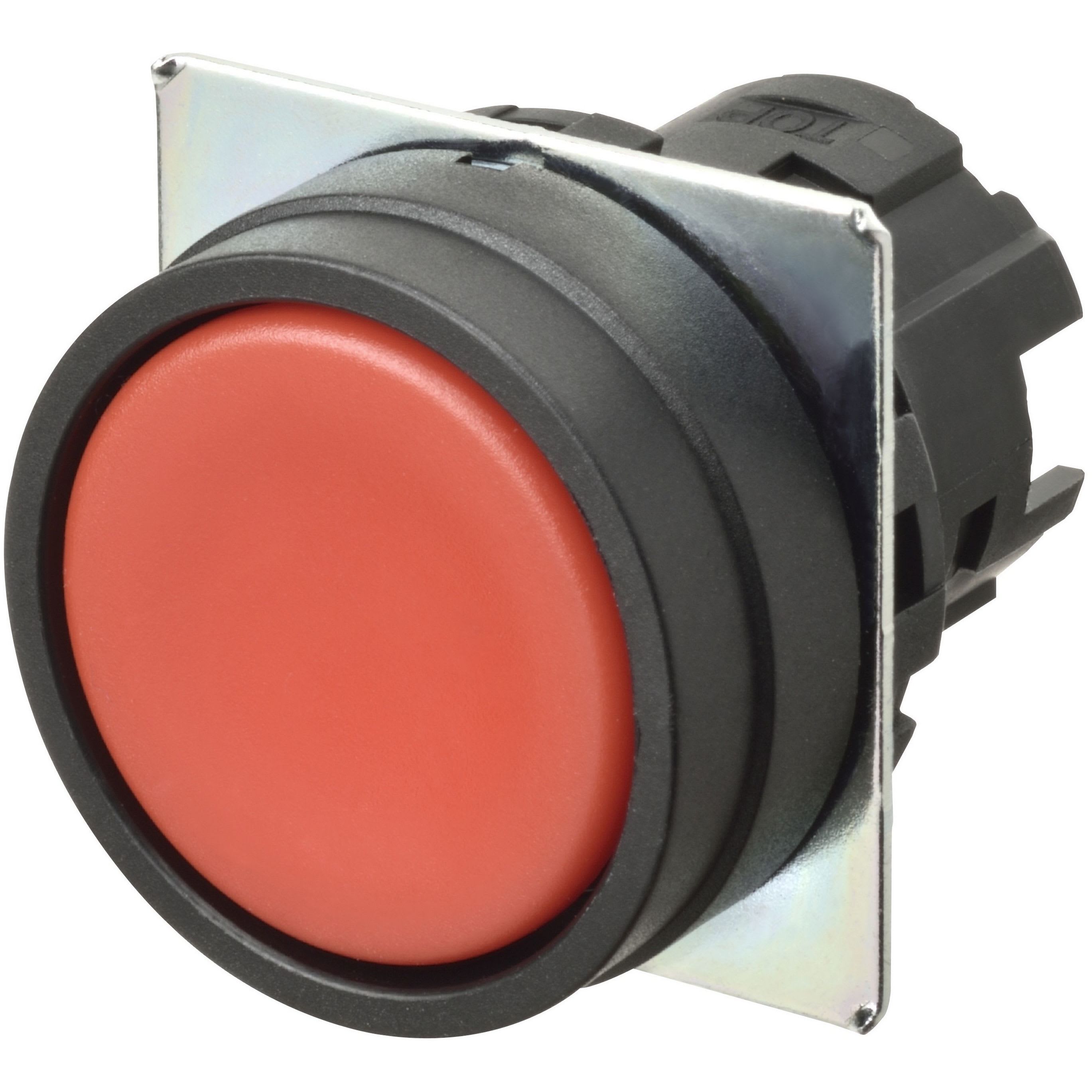 OMRON - Pushbutton A22NZ 22 dia., bezel plastic, - A22NZ-BNM-NRA