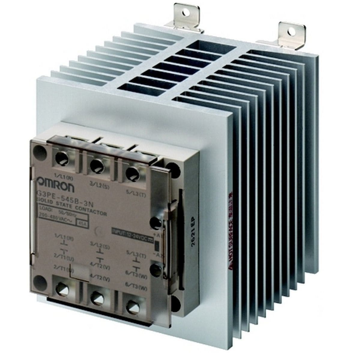 OMRON - Solid-State relay, 3-pole 45A, 528 VAC m - G3PE-545B-3H 12-24VDC
