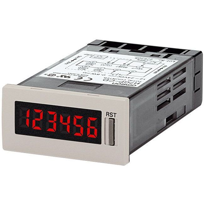 OMRON - Total/time counter, DIN72x36mm, 12-24 VD - H7HP-AD