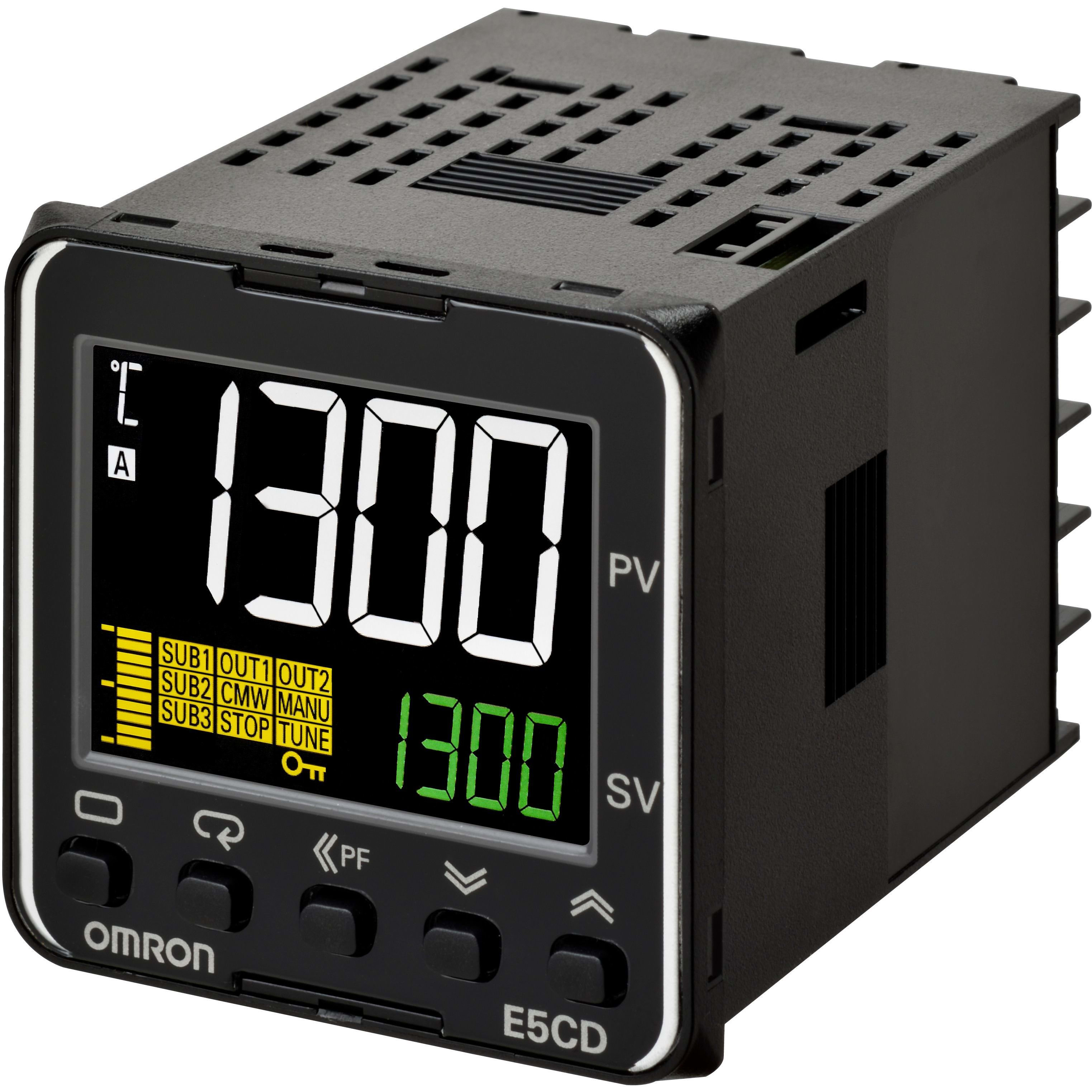 OMRON - Temp. controller, PRO, 1/16 DIN (48 x 48 - E5CD-QX2A6M-000