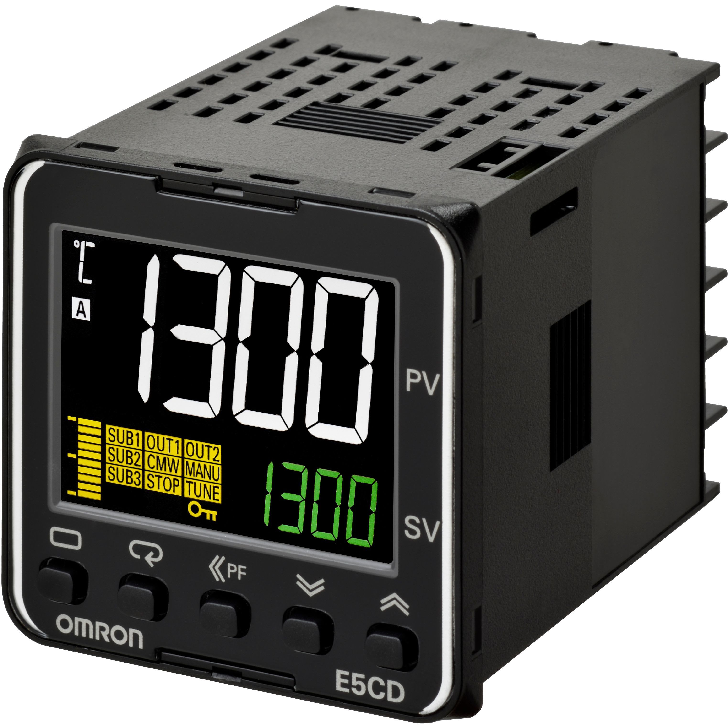 OMRON - Temp. controller, PRO, 1/16 DIN (48 x 48 - E5CD-QX2D6M-000