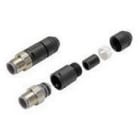 OMRON - Field assembly connector, M12 straight p - XS2G-D4S1