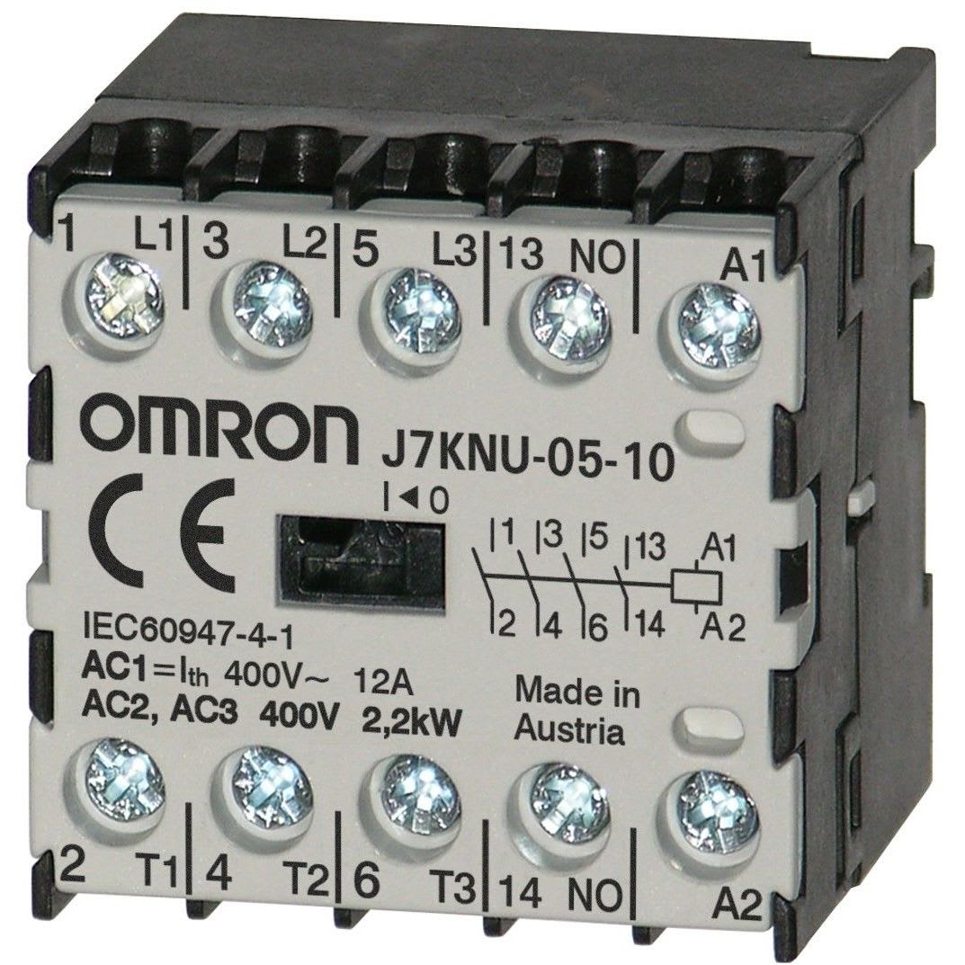 OMRON - Micro contactor, 3-pole (NO) + 1NO, 2.2 - J7KNU-05-10 24D