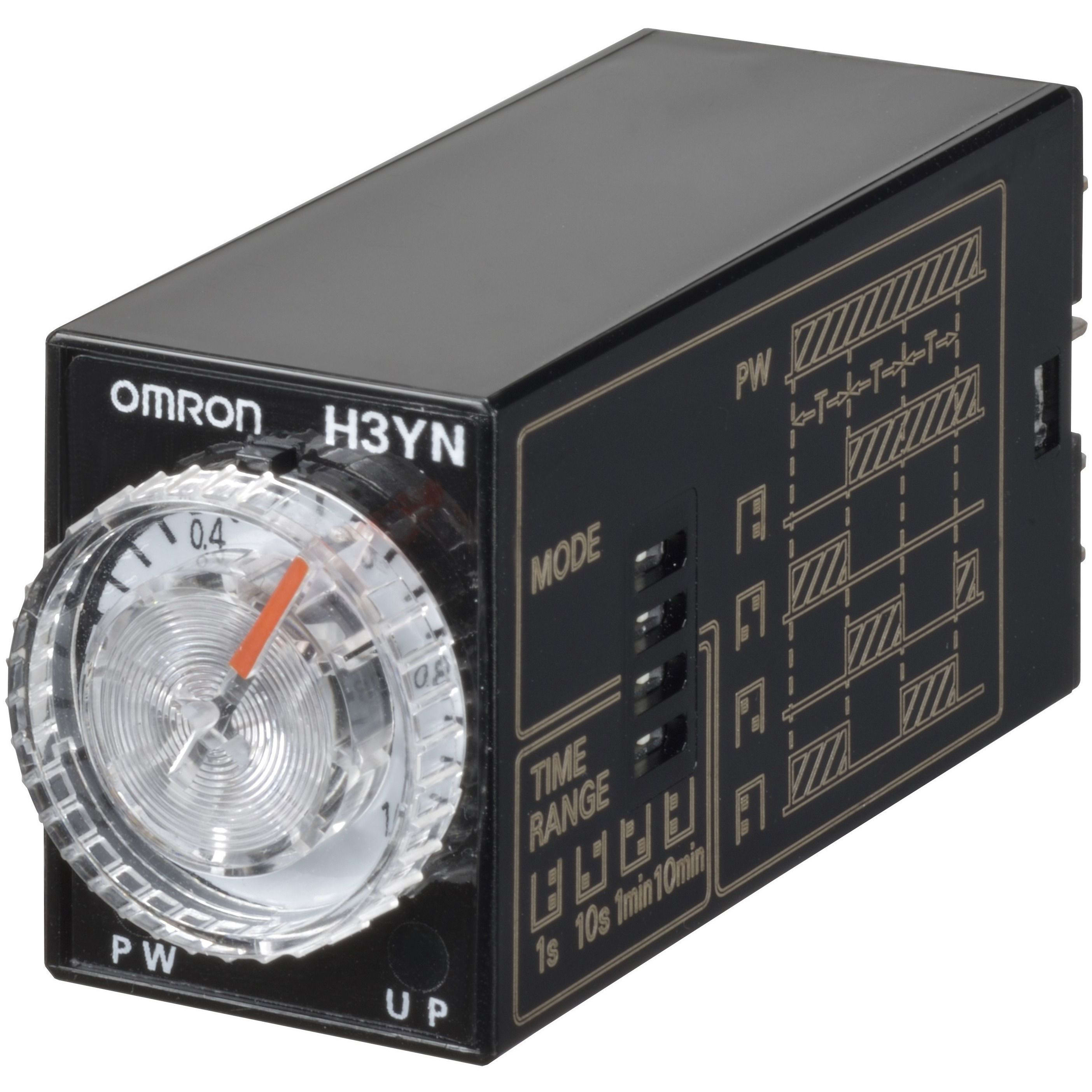 OMRON - Timer, plug-in, 8-pin, multifunction, 0. - H3YN-21-B AC200-230