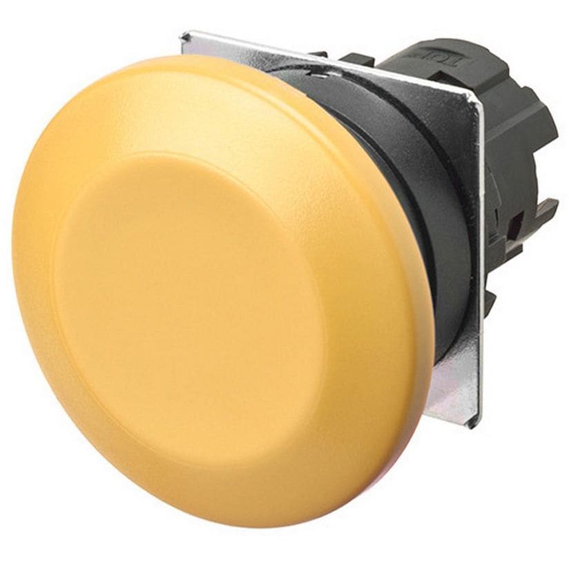 OMRON - Pushbutton A22NZ Ø22, bezel plastic, MUS - A22NZ-BMM-NYA